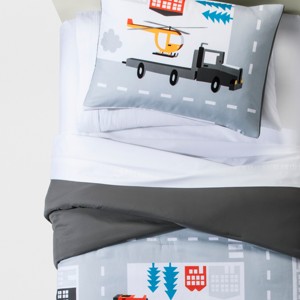 Full/Queen Legendary Lanes Comforter Set - Pillowfort , Gray