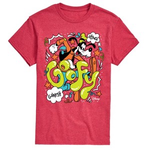 Men's - Disney - Goofy Doodles Short Sleeve Graphic T-Shirt - 1 of 4