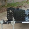 VEVOR Trailer Tongue Box, Aluminum Alloy Diamond Plate Tongue Box Tool Chest, Heavy Duty Trailer Box Storage with Lock and Keys, 39"x16.5"x12" - 2 of 4