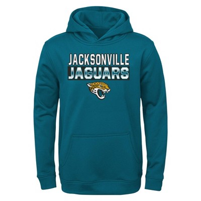 Nfl Jacksonville Jaguars Boys' Black/gray Long Sleeve Hooded