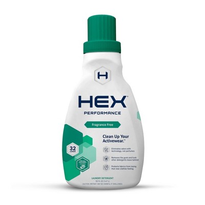 HEX Performance Fragrance Free Laundry Detergent - 50oz