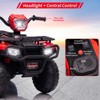 12V Kids Ride on ATV for Toddlers,High/Low Variable Speed Ride on Electric Vehicle,w/Led Lights,Music - 2 of 4