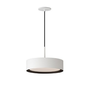 ET2 Lighting Echo 1 - Light Pendant in  White/Black - 1 of 3