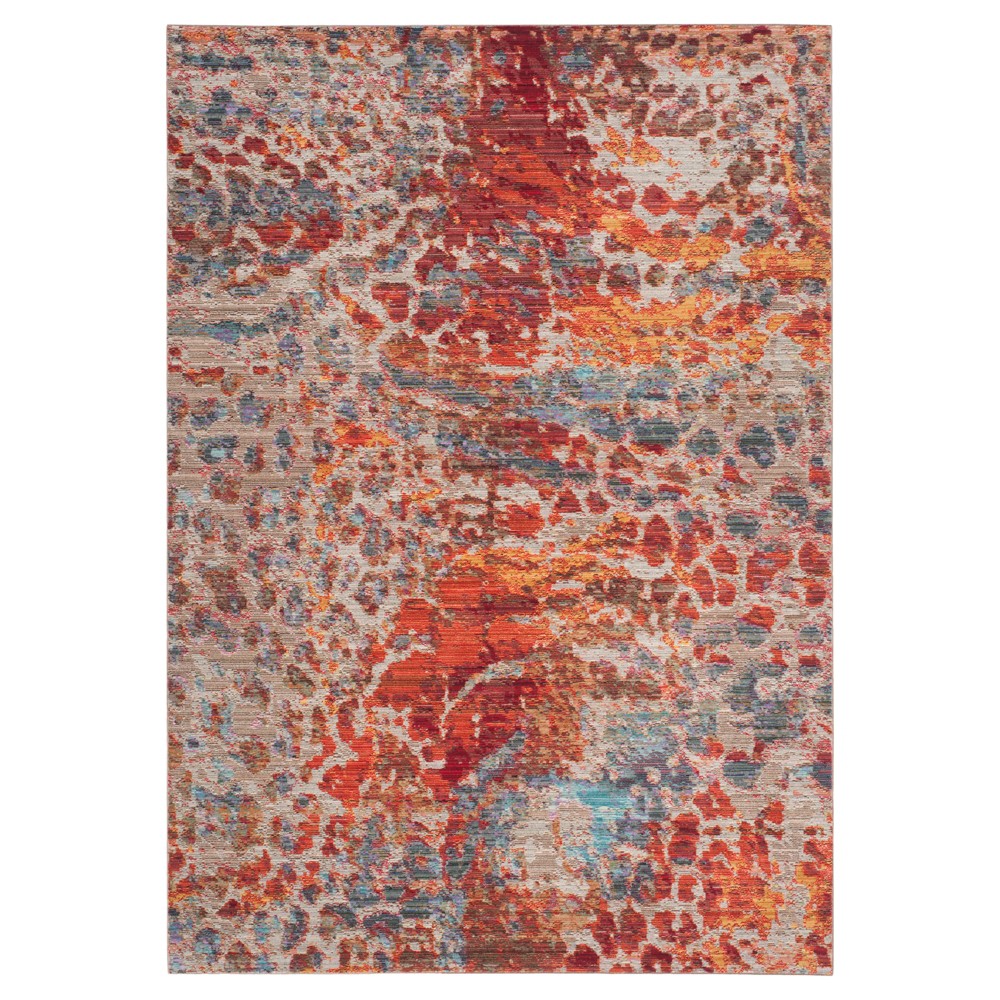 Lulu Area Rug - Red/Multi ( 4'x6' ) - Safavieh