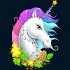 Men's Design By Humans Christmas unicorn By NikKor T-Shirt - 2 of 4