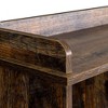 Kumasinova 10-Shelf Cubbyhole Bookcase, 53.15" Wooden Storage Bookshelf with Label Tags,  Bookcase Display Stand - 4 of 4
