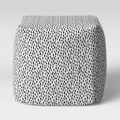 Pouf Beige with Black Dots - Opalhouse™