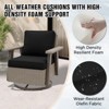 EAGLE PEAK Classic 2-Piece Patio Bistro Set with Swivel Rocker Chair and Side Table, 360° Swivel Wicker Outdoor Furniture - 4 of 4
