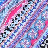 pink blue zigzag