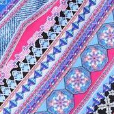 pink blue zigzag