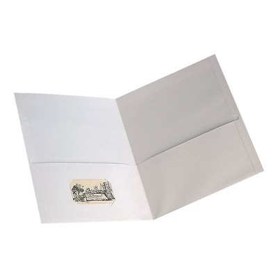 Staples 2-Pocket Folders White 10/Pack (13384-CC)