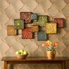 21" Floral Decorative Wall Sculpture Jewel Tones - Southern Enterprises - image 2 of 3