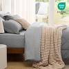 5/7 Pcs Bed in a Bag with Contrast Color Solid Design Bedding Set - 4 of 4