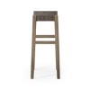 Maven Lane Emerson Backless Bar Stool with Faux Leather 31" - 3 of 4