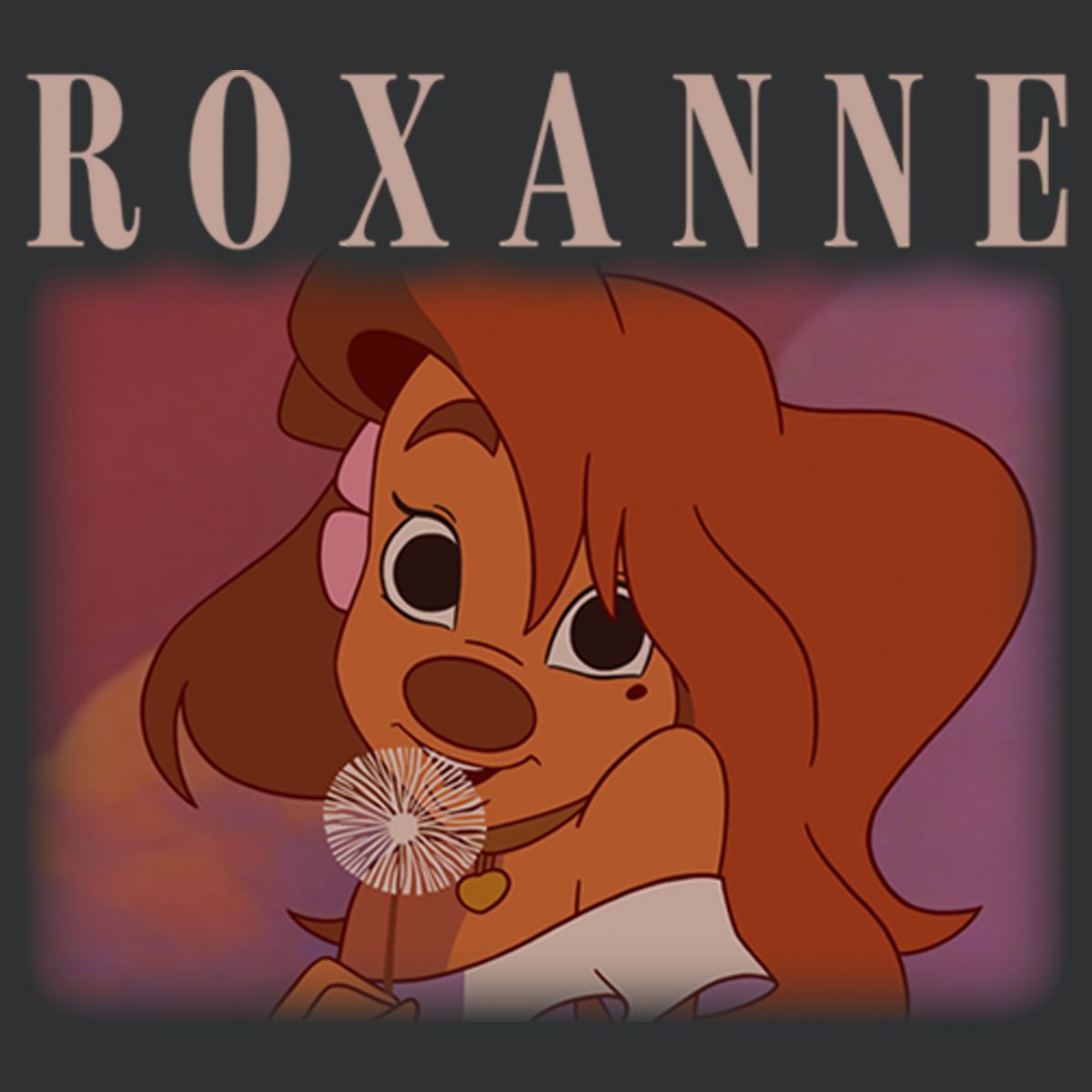 Women's A Goofy Movie The Beautiful Roxanne Racerback Tank Top - thumbnail 2