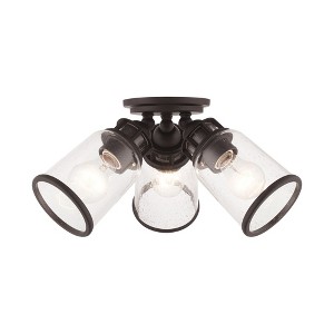 Livex Lighting Lawrenceville 3 - Light Flush Mount in  Bronze - 1 of 1