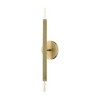 Livex Lighting Moco 2 - Light Wall Light in  Antique Brass - 2 of 2