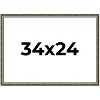 PosterPalooza | 34x24 Wood Antique Frame with UV Acrylic, 4 Finishes: Bronze, Gold, Silver, and Black - 2 of 4