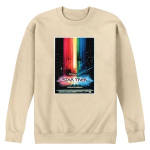 Men's - Star Trek - Retro Movie Poster Graphic Fleece Sweatshirt - 1 of 4