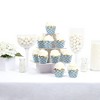 Big Dot of Happiness Blue Checkered Party - Decorations - Party Cupcake Wrappers - Set of 12 - 2 of 4
