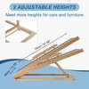 Unique Bargains  Wooden FoldableDog Ramp for Bed 1 Pc - 2 of 4