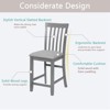 Sapphtopaz Dining Chairs Set of 4 Kitchen Chair with Padded Seat Height Chair with Backrest Dining Room Chairs for Kitchen, Bedroom - 3 of 4