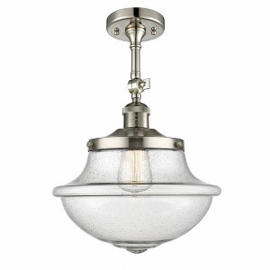 Oxford - 1 Light Adjustable Semi-Flush Mount In Traditional Style-15.5 Inches Tall and 11.75 Inches Wide - 1 of 1