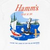 Mens Hamm's Beer From The Land Of Sky Blue Waters Lake Hoodie - 2 of 3