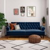 Upholstered Cassidy Futon Convertible Sofa Bed - Novogratz - 4 of 4