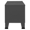 vidaXL Industrial TV Stand Anthracite 41.3 in.x13.8 in.x16.5 in. Metal - 4 of 4