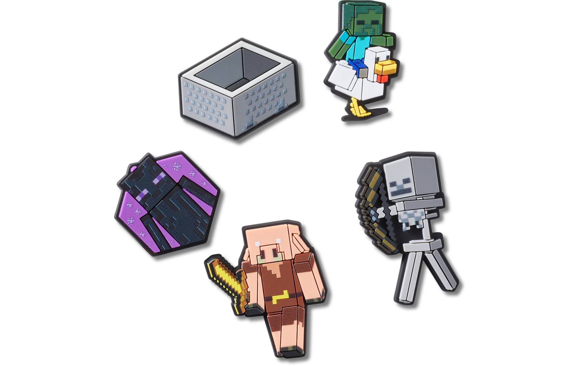 Crocs Jibbitz Minecraft Shoe Charms 5-Pack