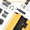 3/2/1pc Luggage Sets, Hardside Spinner Lightweight Suitcase with TSA Lock 20''/24''/28'' 4M -ModernLuxe - 4 of 4