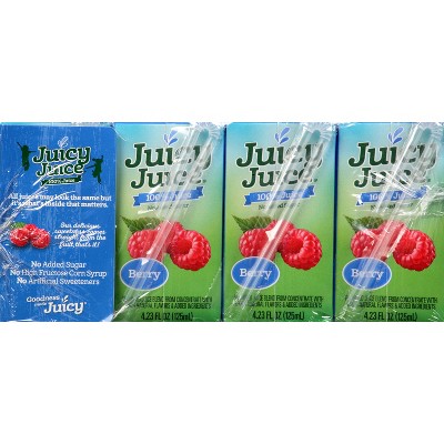 Juicy Juice Fun Size Berry 100% Juice - 8pk/4.23 fl oz Boxes