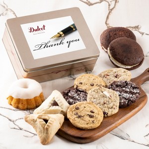 Dulcet Gift Baskets Tasteful Treats Tin Gift Basket - 1 of 4