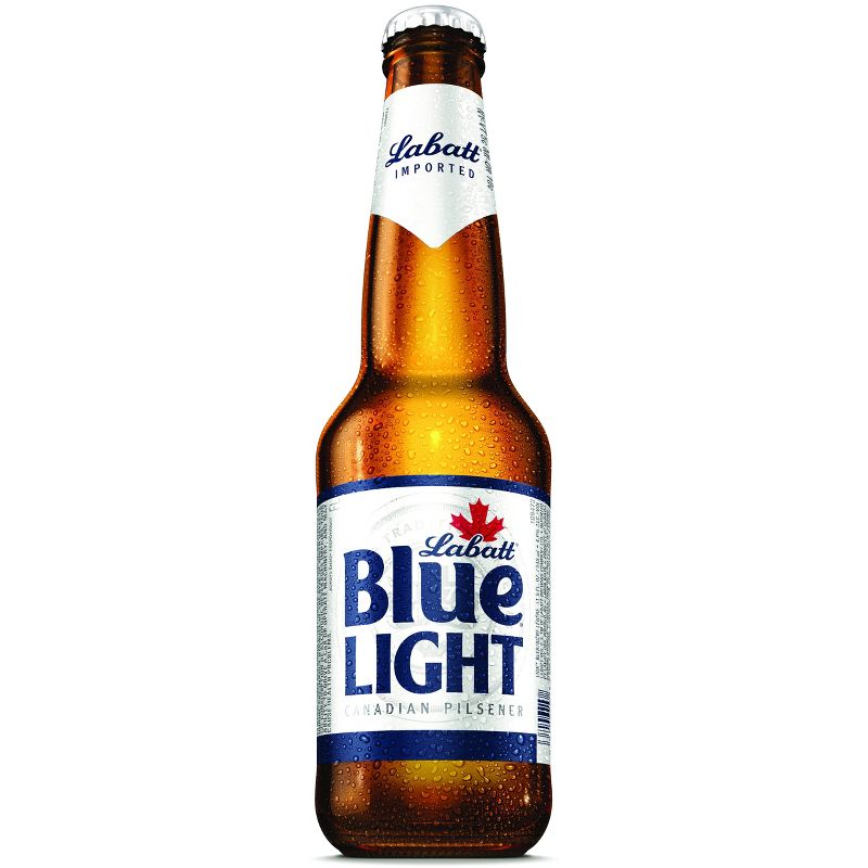Labatt Blue Light Canadian Pilsener Beer - 12pk/12 fl oz Bottles, 3 of 4