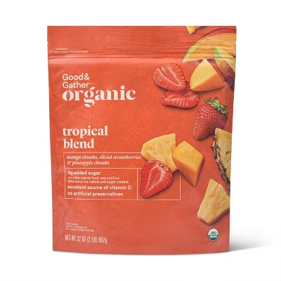 Organic Frozen Tropical Fruit Blend - 32oz - Good &#38; Gather&#8482;