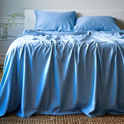 BedVoyage Twin XL 300 Thread Count Luxury Bed Sheet Set Ocean