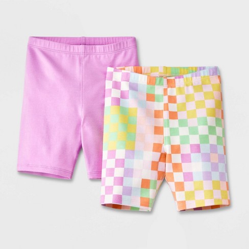 Girls' Adaptive 2pk Star Briefs - Cat & Jack™ Pink S