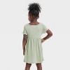 Toddler Girls' Short Sleeve Ribbed Dress - Cat & Jack™ - 2 of 3