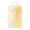 John Bead Recipe Box Mixed Glass Beads Egg Cream, 110g - 2 of 3