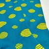 Teal with Yellow Dots Sock from the Sock Panda (Men's Sizes Adult Large) - 3 of 4