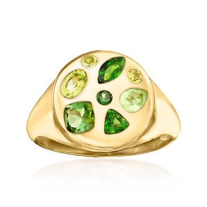 Ross-Simons 0.96 ct. t.w. Multi-Gemstone Ring in 18kt Gold Over Sterling - 1 of 4