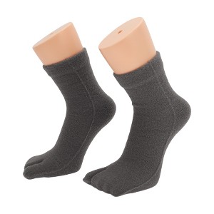 Unique Bargains Women Comfortable Two-toed Socks 1 Pair - 1 of 4