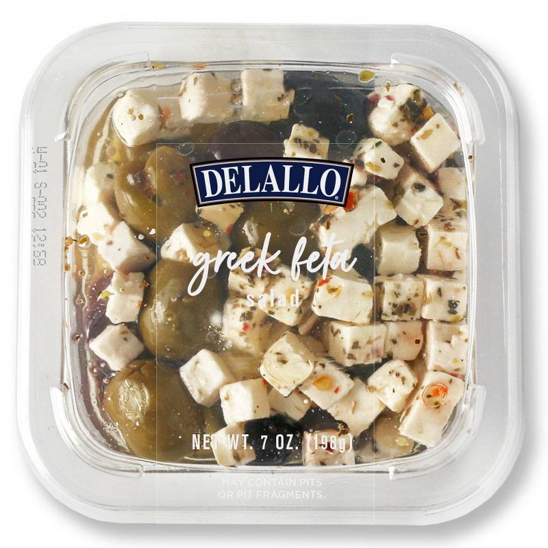 DeLallo Greek Feta Salad in Oil - 7oz, 1 of 5