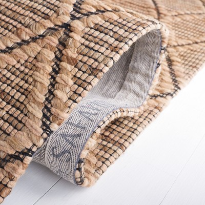 Natural Fiber Geometric Patterned 8' x 10' Wool Area Rug