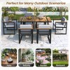 7pcs Outdoor Dining Sets, Patio Conversation Sets, Table and Chair Set with Cushions for Patio, Backyard, Garden -Frevyn - 4 of 4