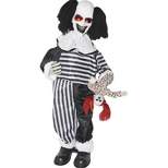 Sunstar Creepy Clown with Stand Halloween Decoration -  - White