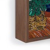Lara Lee Meintjes Ginger Cat in Peacock Chair with Indoor Jungle of House Plants Interior Painting Framed Mini Art Print - Society6 - 3 of 3