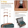 Okak 4 Piece Expandable Luggage Sets with 4 Double 360 Degrees Mute Spinner Wheels, Lightweight Suitcase Set, Checked Luggage for Travel - 4 of 4