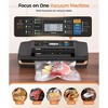 Aoibox 95Kpa Vacuum Sealer, Full Automatic 10-in-1 Food Saver with Double Heat Seal, Easy-Lock Handle&Built-in Cutter, Includes Bag Roll &Pre-cut Bags - 2 of 4